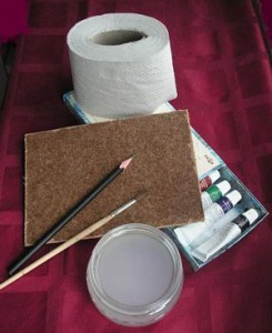 Как сделать картины из туалетной бумаги