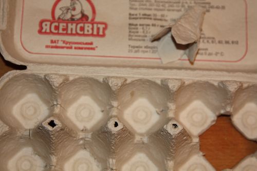 Нарядные колокольчики из картонных яичных упаковок