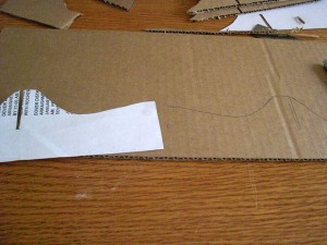 Подставка для ноутбука из картона