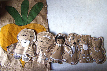 Куклы из оберточной бумаги