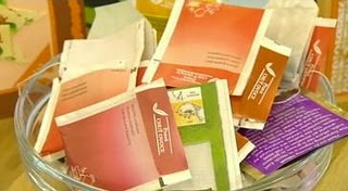 Декоративные открытки из чайных пакетиков