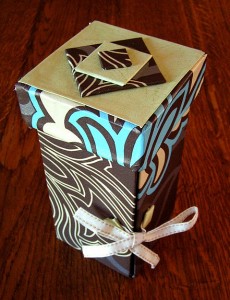 Удобная и красивая коробка из картона